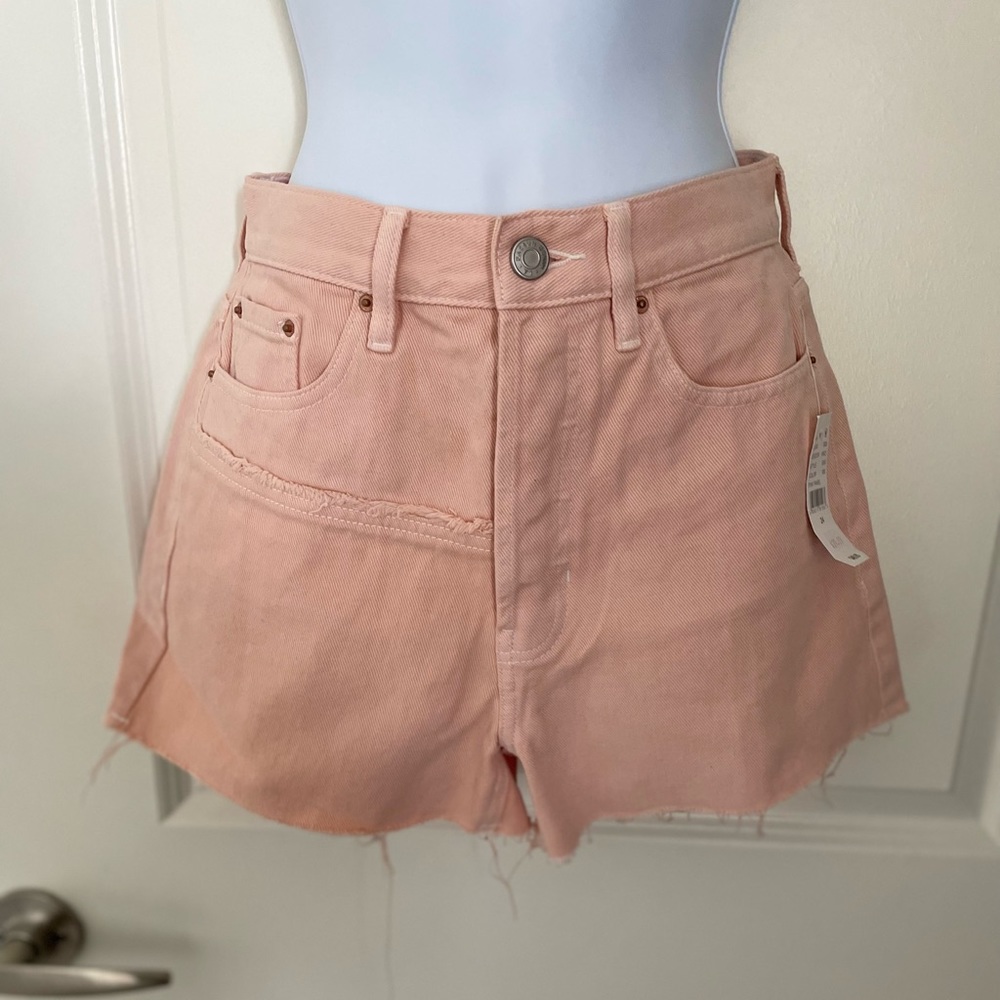 NWT Pacsun pink ultra high rise short